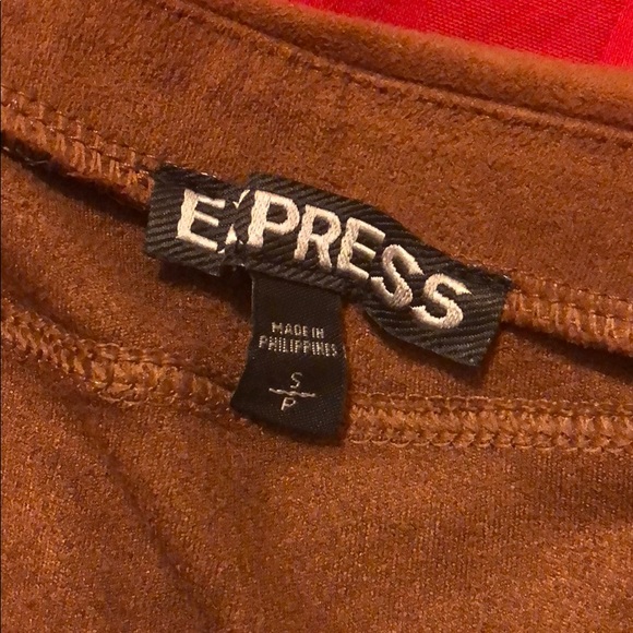 Express brown set suede Sz sm - Picture 8 of 8